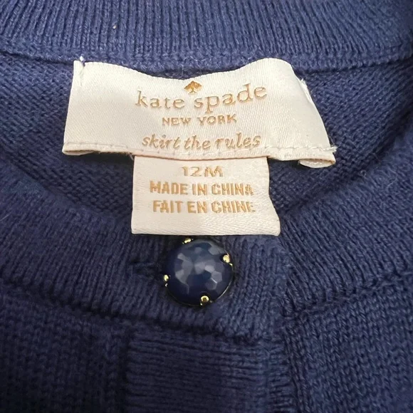 Kate Spade New York Girls Ruffle Cardigan - Picture 3 of 4